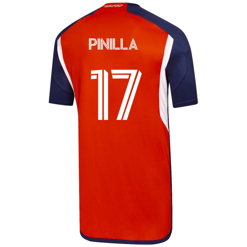 Kinder Fernanda Pinilla #17 Weiß Auswärtstrikot Trikot 2023/24 T-Shirt