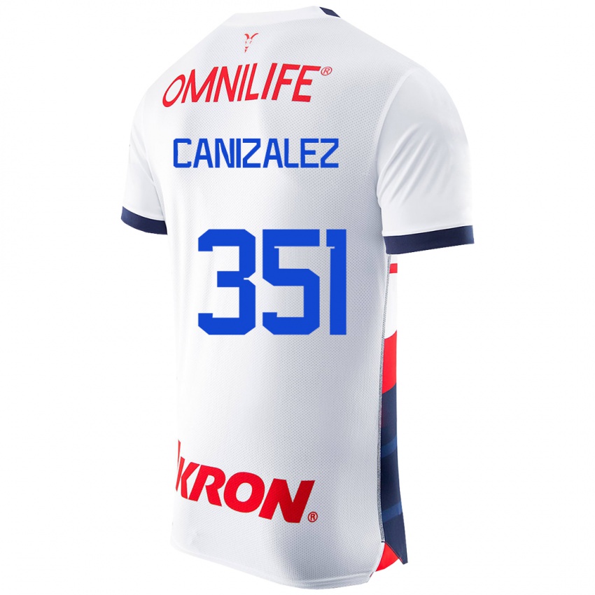 Kinder Djorkaeff Canizalez #351 Weiß Auswärtstrikot Trikot 2023/24 T-Shirt