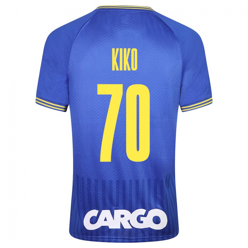 Kinder Kiko Bondoso #70 Blau Auswärtstrikot Trikot 2023/24 T-Shirt