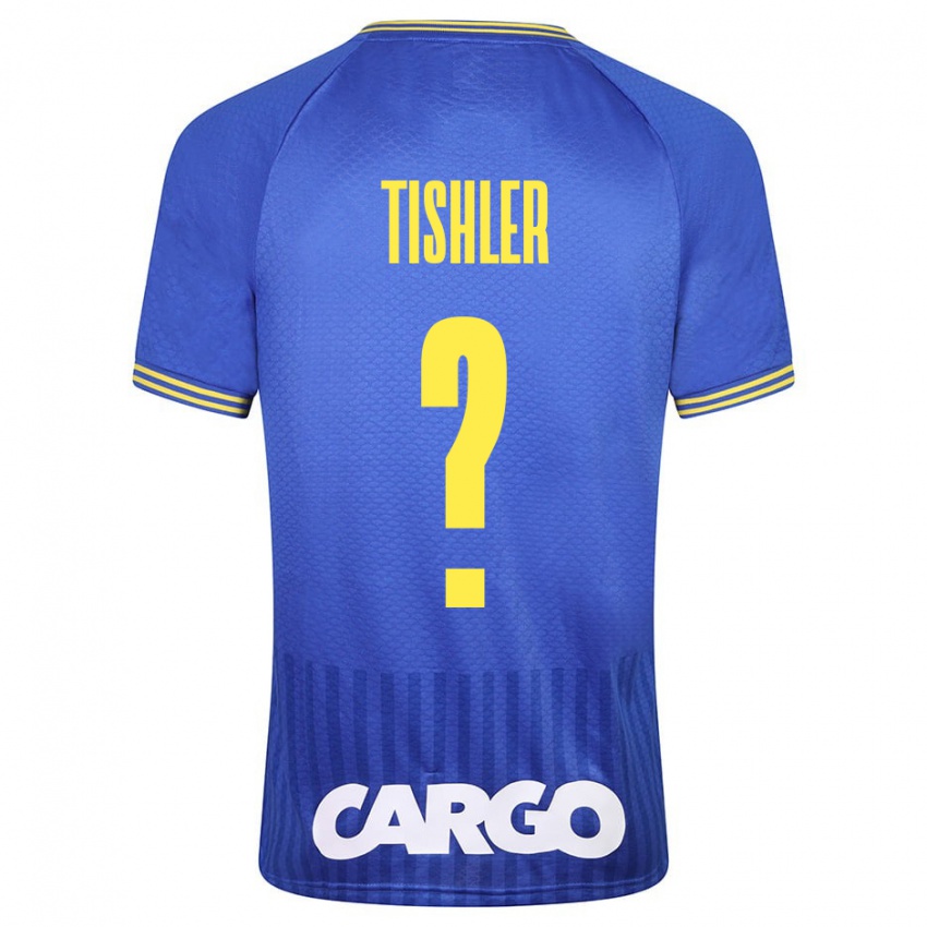 Kinder Daniel Tishler #0 Blau Auswärtstrikot Trikot 2023/24 T-Shirt