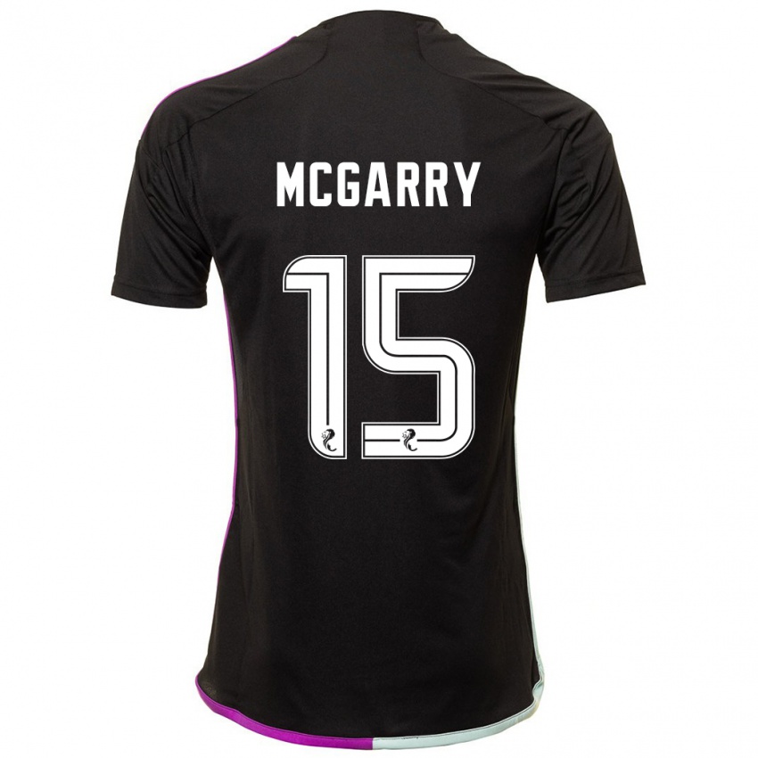 Kinder James Mcgarry #15 Schwarz Auswärtstrikot Trikot 2023/24 T-Shirt