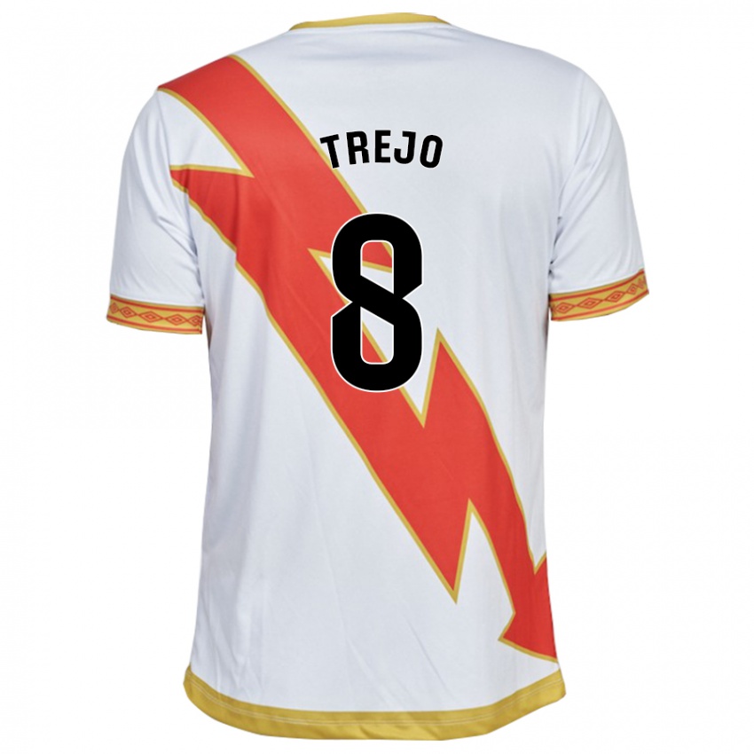 Herren Óscar Trejo #8 Weiß Heimtrikot Trikot 2023/24 T-Shirt