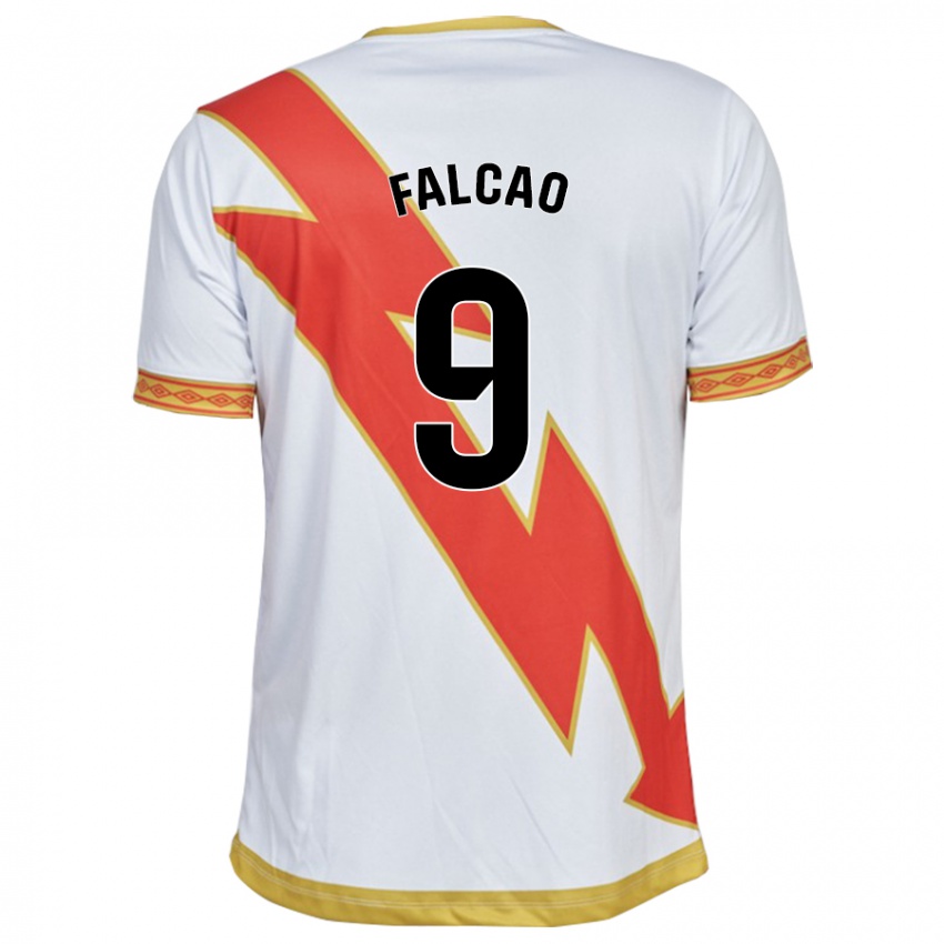 Herren Radamel Falcao #9 Weiß Heimtrikot Trikot 2023/24 T-Shirt