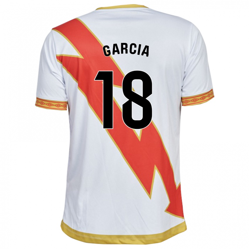 Herren Álvaro García #18 Weiß Heimtrikot Trikot 2023/24 T-Shirt