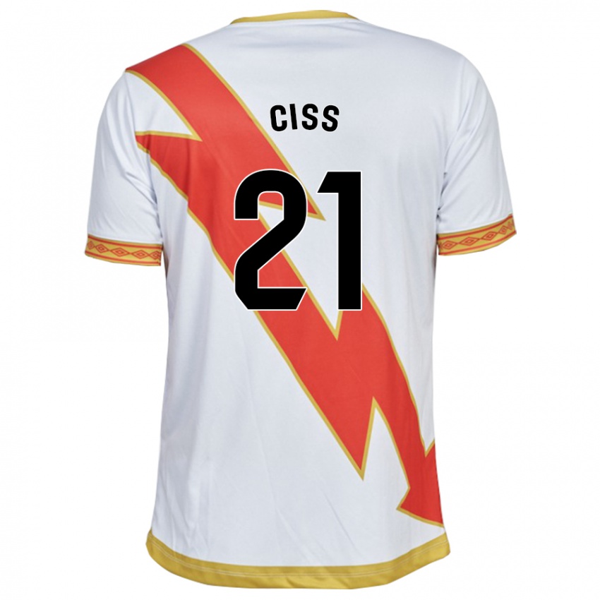 Herren Pathé Ciss #21 Weiß Heimtrikot Trikot 2023/24 T-Shirt