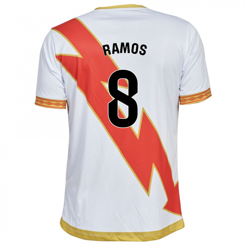 Herren Iván Ramos #8 Weiß Heimtrikot Trikot 2023/24 T-Shirt