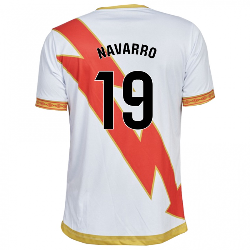 Herren Manu Navarro #19 Weiß Heimtrikot Trikot 2023/24 T-Shirt