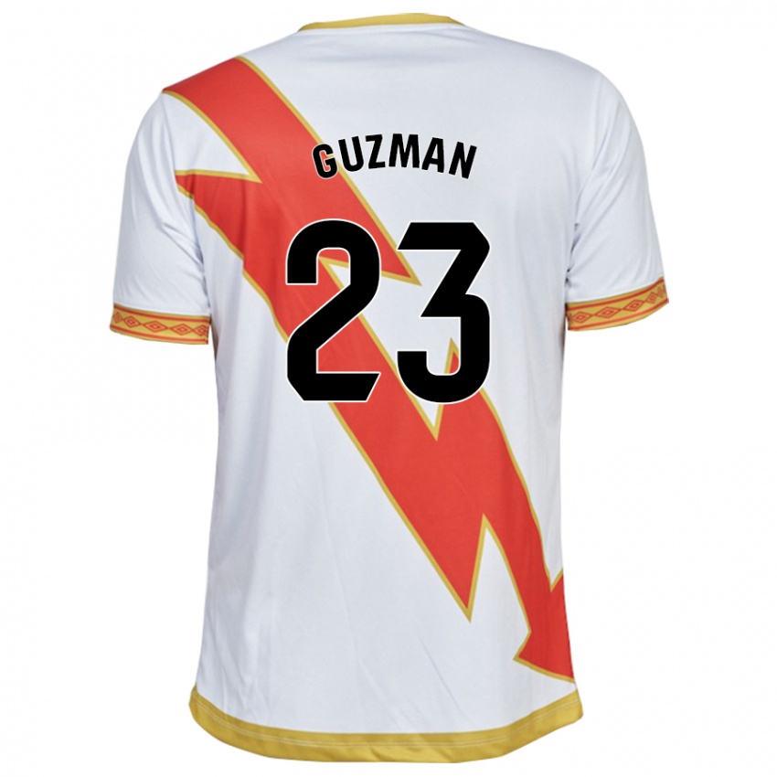 Herren Miguel Guzmán #23 Weiß Heimtrikot Trikot 2023/24 T-Shirt