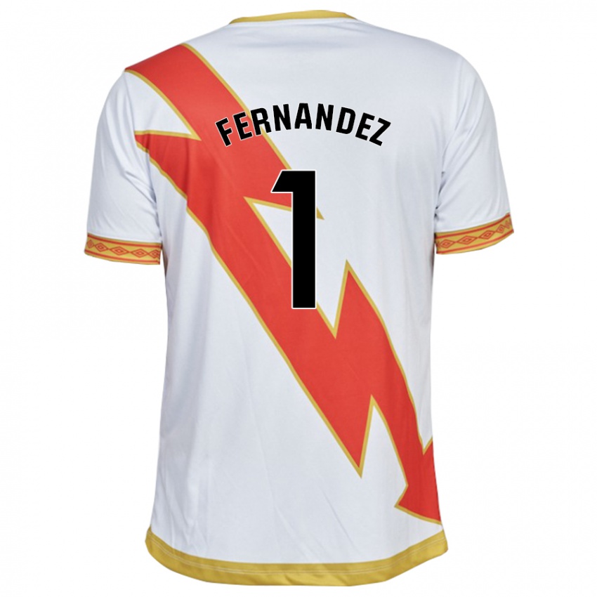 Herren Nerea Fernández Santos #1 Weiß Heimtrikot Trikot 2023/24 T-Shirt