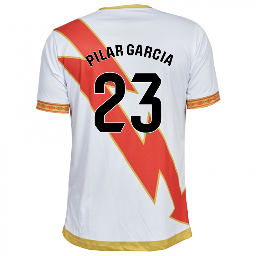 Herren María Pilar García Villalba #23 Weiß Heimtrikot Trikot 2023/24 T-Shirt