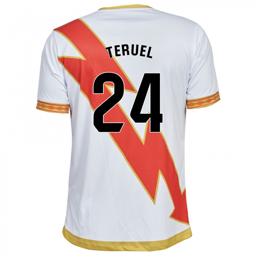 Herren Laura Teruel Montero #24 Weiß Heimtrikot Trikot 2023/24 T-Shirt