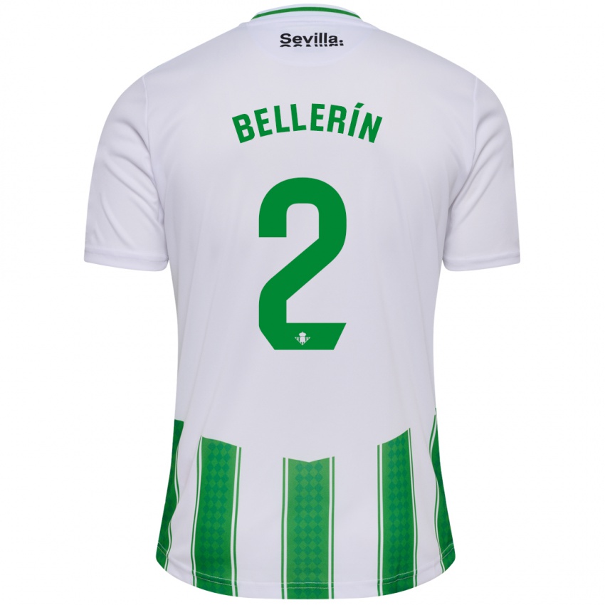 Herren Hector Bellerin #2 Weiß Heimtrikot Trikot 2023/24 T-Shirt