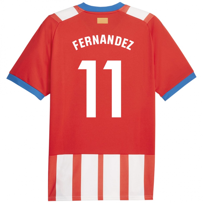 Herren Valery Fernández #11 Rot-Weiss Heimtrikot Trikot 2023/24 T-Shirt