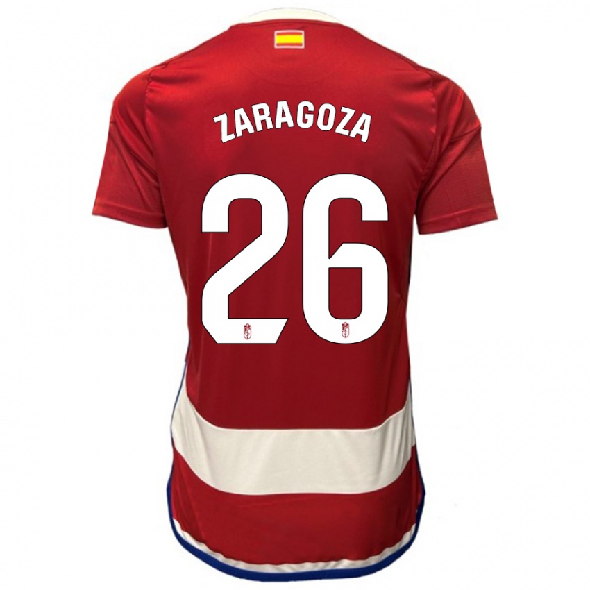 Herren Bryan Zaragoza #26 Rot Heimtrikot Trikot 2023/24 T-Shirt