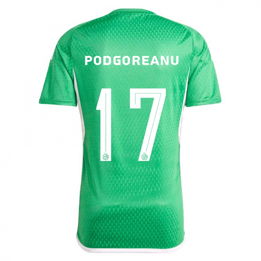Herren Suf Podgoreanu #17 Weiß Blau Heimtrikot Trikot 2023/24 T-Shirt