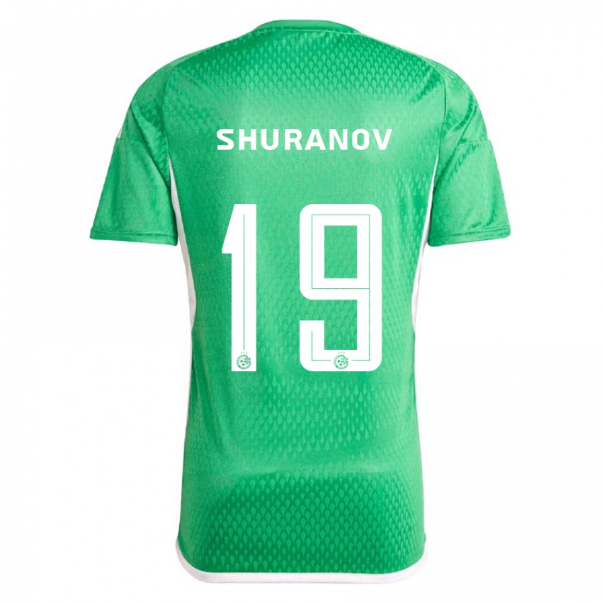 Herren Erik Shuranov #19 Weiß Blau Heimtrikot Trikot 2023/24 T-Shirt