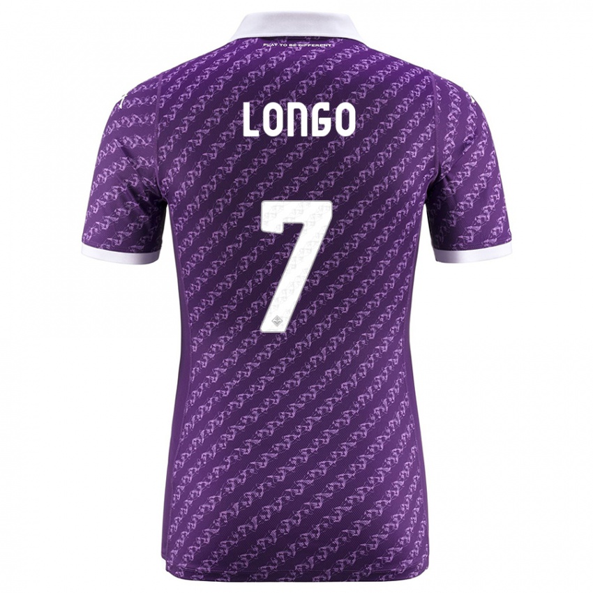 Herren Miriam Longo #7 Violett Heimtrikot Trikot 2023/24 T-Shirt