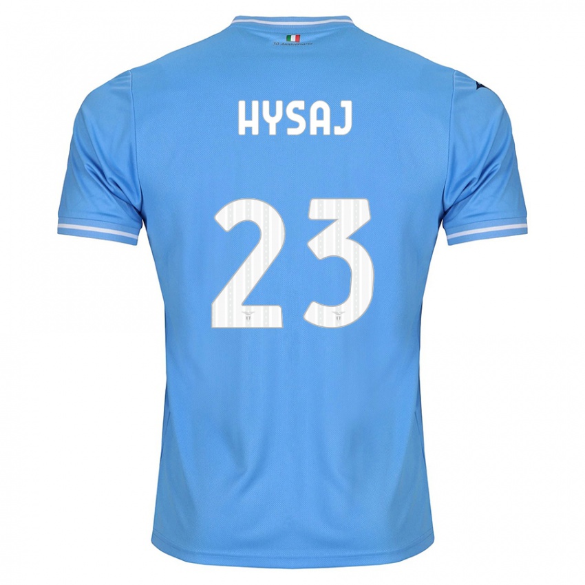 Herren Elseid Hysaj #23 Blau Heimtrikot Trikot 2023/24 T-Shirt