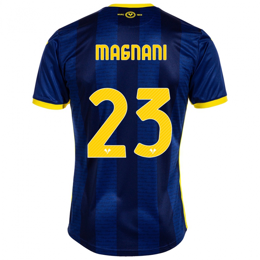 Herren Giangiacomo Magnani #23 Marine Heimtrikot Trikot 2023/24 T-Shirt