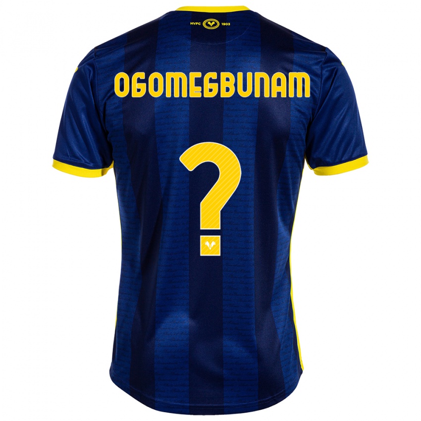 Herren Izu Ogomegbunam #0 Marine Heimtrikot Trikot 2023/24 T-Shirt