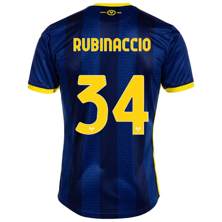 Herren Nikol Rubinaccio #34 Marine Heimtrikot Trikot 2023/24 T-Shirt