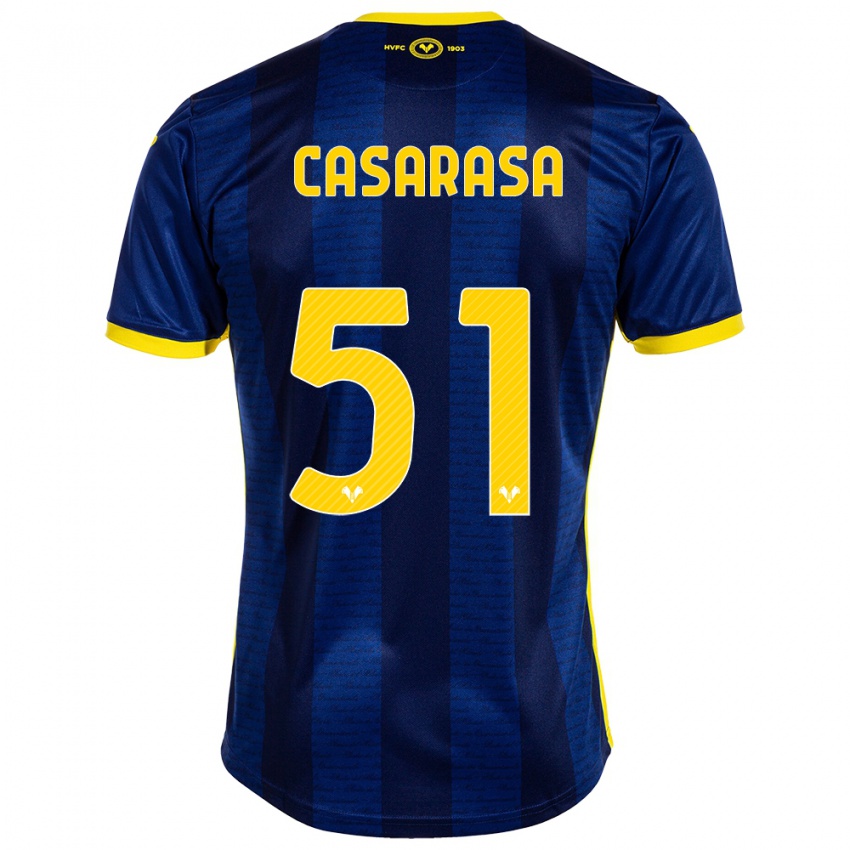 Herren Asia Casarasa #51 Marine Heimtrikot Trikot 2023/24 T-Shirt