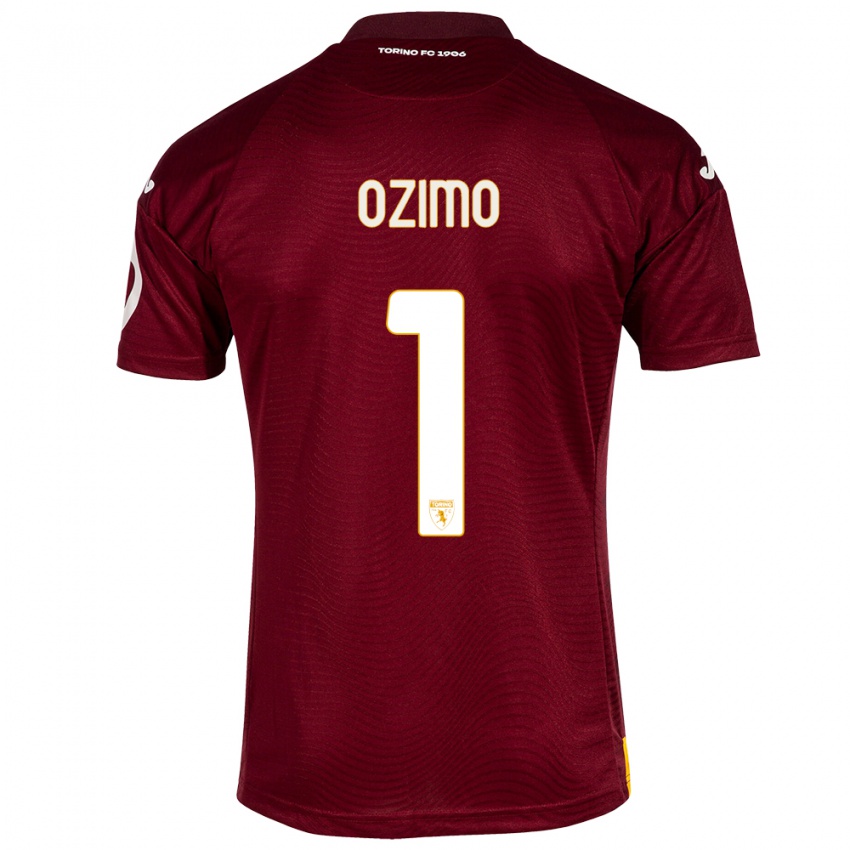 Herren Arianna Ozimo #1 Dunkelrot Heimtrikot Trikot 2023/24 T-Shirt