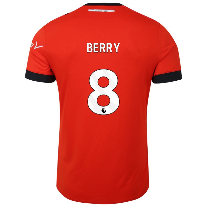 Herren Luke Berry #8 Rot Heimtrikot Trikot 2023/24 T-Shirt