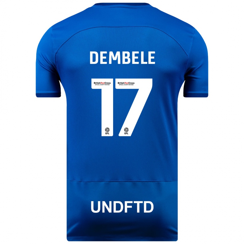 Herren Siriki Dembélé #17 Blau Heimtrikot Trikot 2023/24 T-Shirt