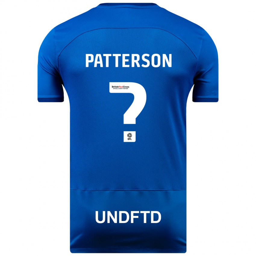 Herren Rico Patterson #0 Blau Heimtrikot Trikot 2023/24 T-Shirt