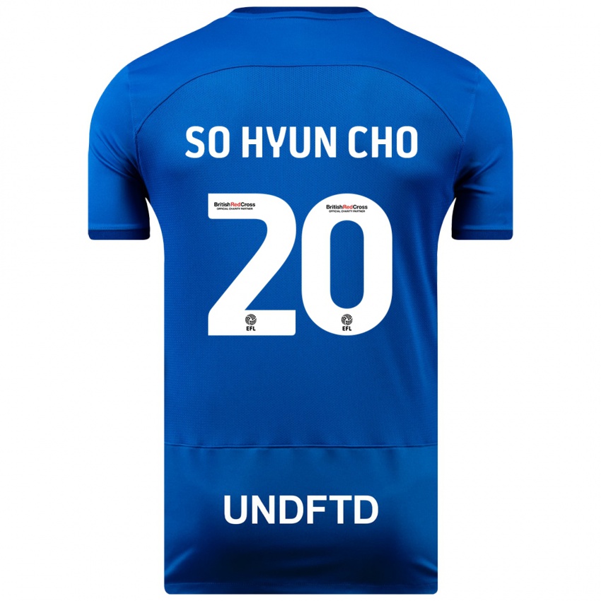 Herren Cho So-Hyun #20 Blau Heimtrikot Trikot 2023/24 T-Shirt