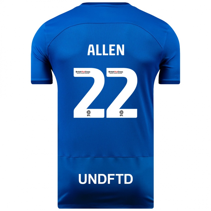 Herren Remi Allen #22 Blau Heimtrikot Trikot 2023/24 T-Shirt