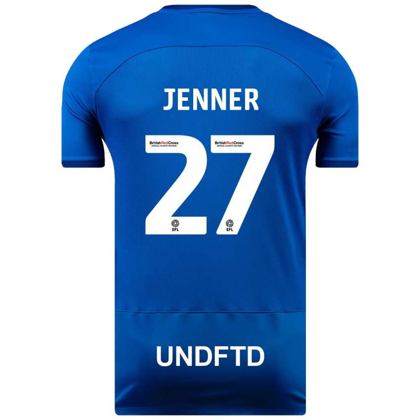 Herren Abbi Jenner #27 Blau Heimtrikot Trikot 2023/24 T-Shirt
