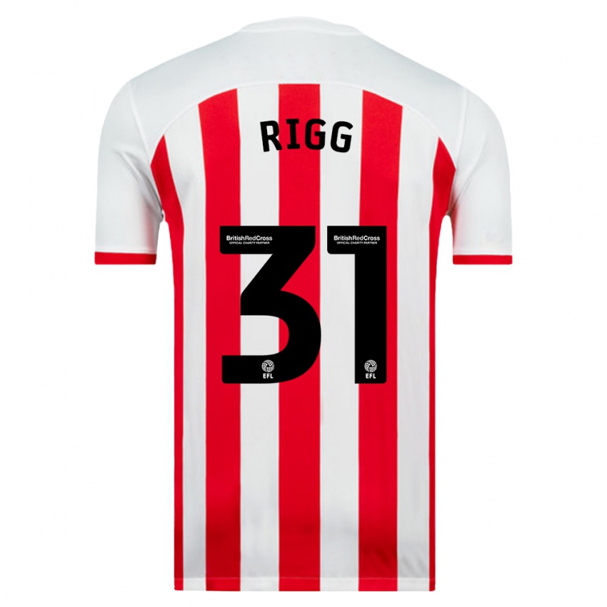 Herren Chris Rigg #31 Weiß Heimtrikot Trikot 2023/24 T-Shirt