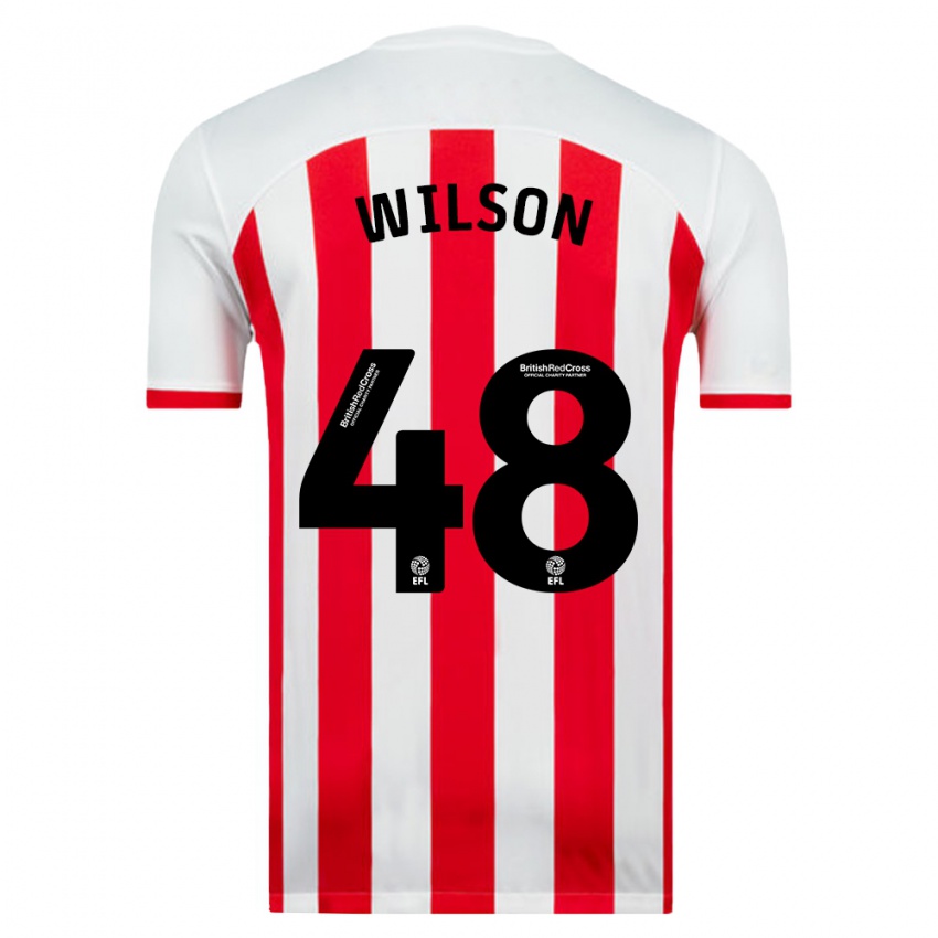 Herren Callum Wilson #48 Weiß Heimtrikot Trikot 2023/24 T-Shirt