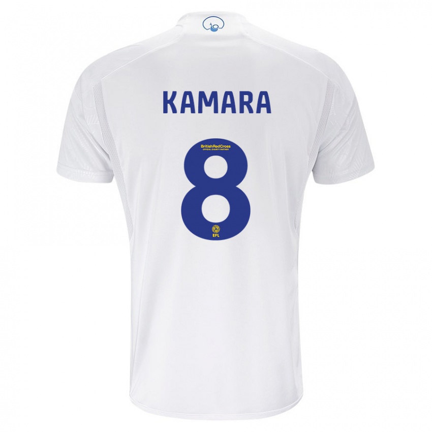 Herren Glen Kamara #8 Weiß Heimtrikot Trikot 2023/24 T-Shirt