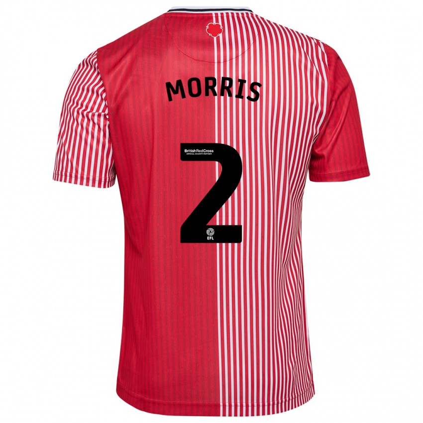 Herren Ella Morris #2 Rot Heimtrikot Trikot 2023/24 T-Shirt