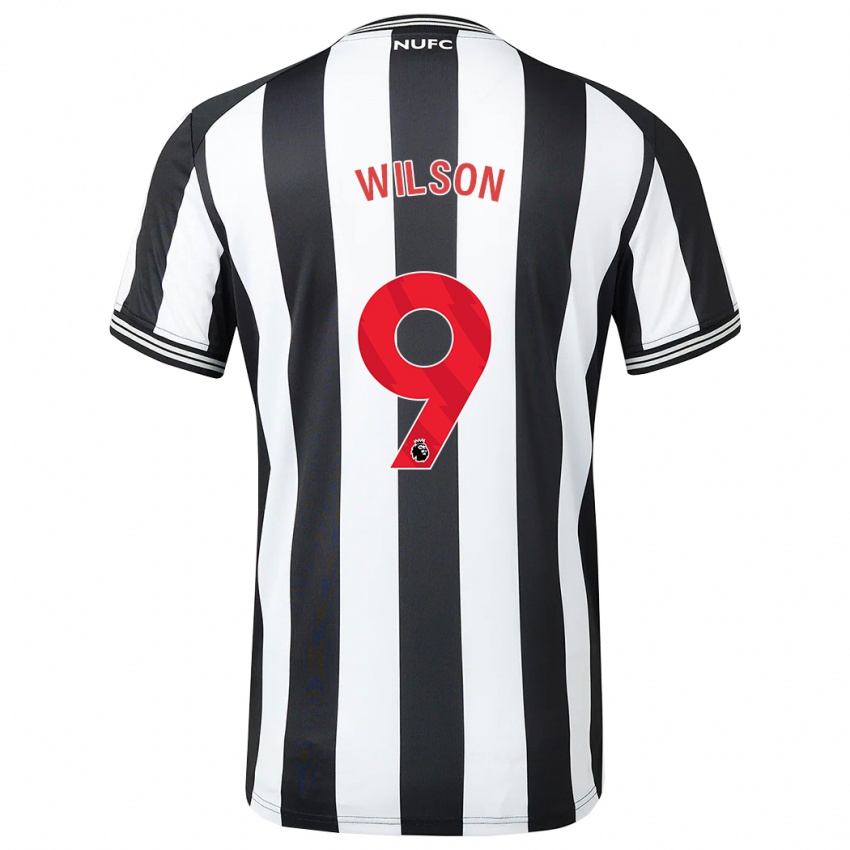 Herren Callum Wilson #9 Schwarz-Weiss Heimtrikot Trikot 2023/24 T-Shirt