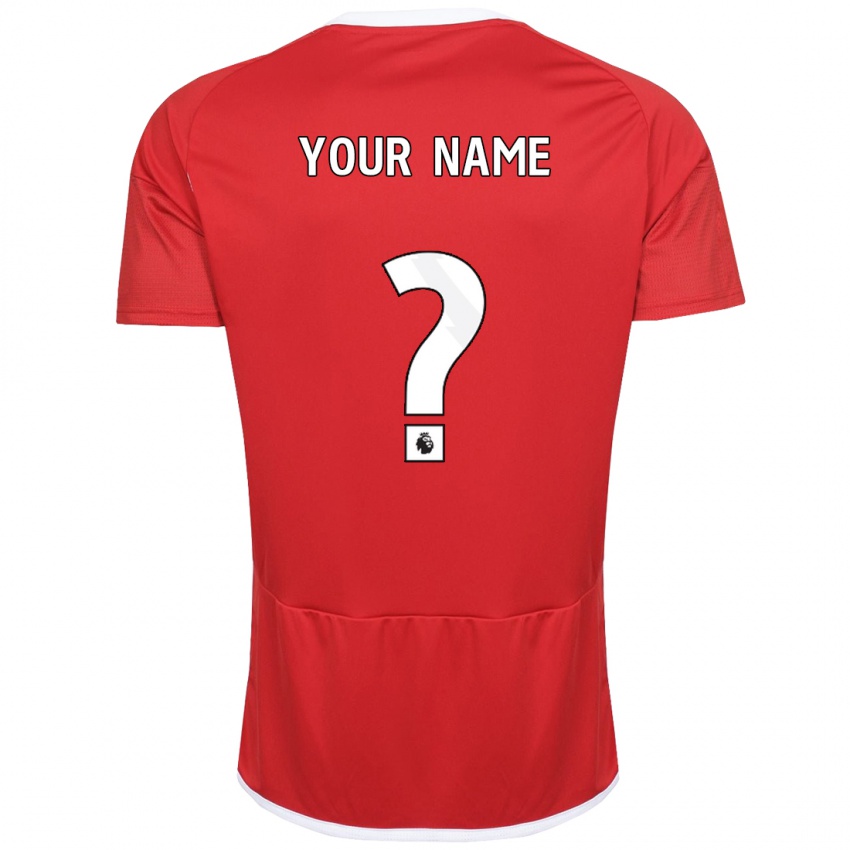 Herren Ihren Namen #0 Rot Heimtrikot Trikot 2023/24 T-Shirt