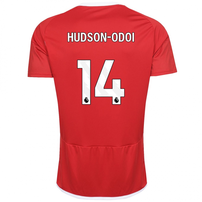 Herren Callum Hudson-Odoi #14 Rot Heimtrikot Trikot 2023/24 T-Shirt