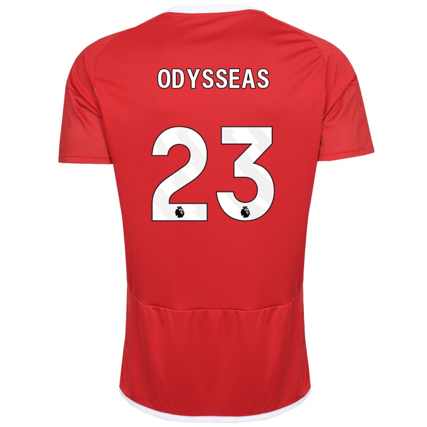 Herren Odysseas Vlachodimos #23 Rot Heimtrikot Trikot 2023/24 T-Shirt