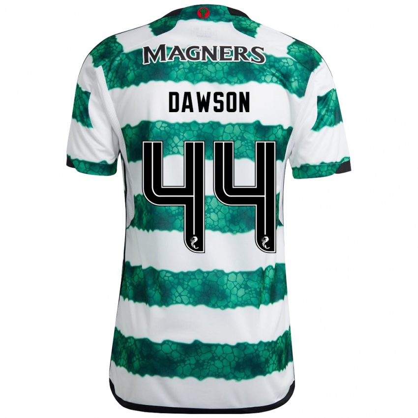 Herren Joey Dawson #44 Grün Heimtrikot Trikot 2023/24 T-Shirt