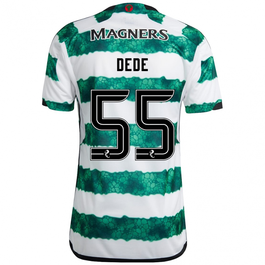 Herren Josh Dede #55 Grün Heimtrikot Trikot 2023/24 T-Shirt