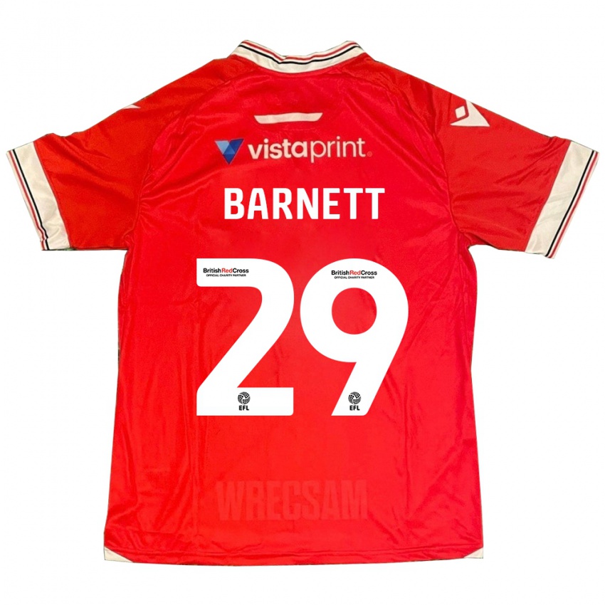 Herren Ryan Barnett #29 Rot Heimtrikot Trikot 2023/24 T-Shirt