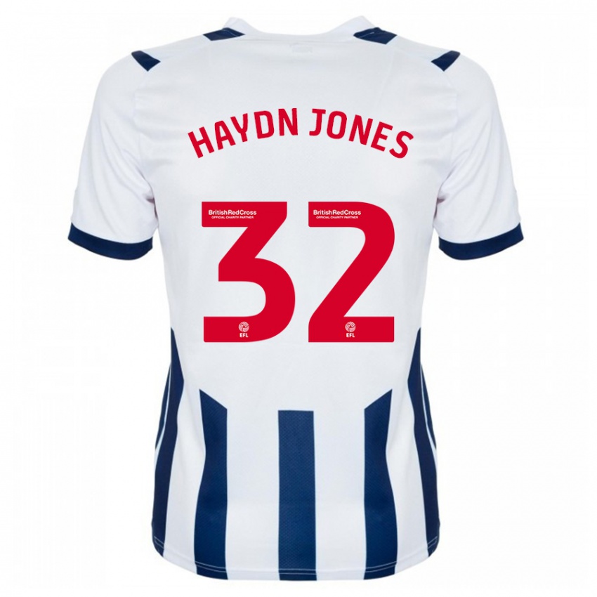 Herren Mackenzie Haydn Jones #32 Weiß Heimtrikot Trikot 2023/24 T-Shirt