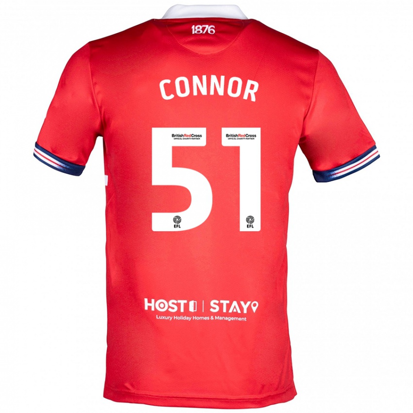 Herren Shea Connor #51 Rot Heimtrikot Trikot 2023/24 T-Shirt