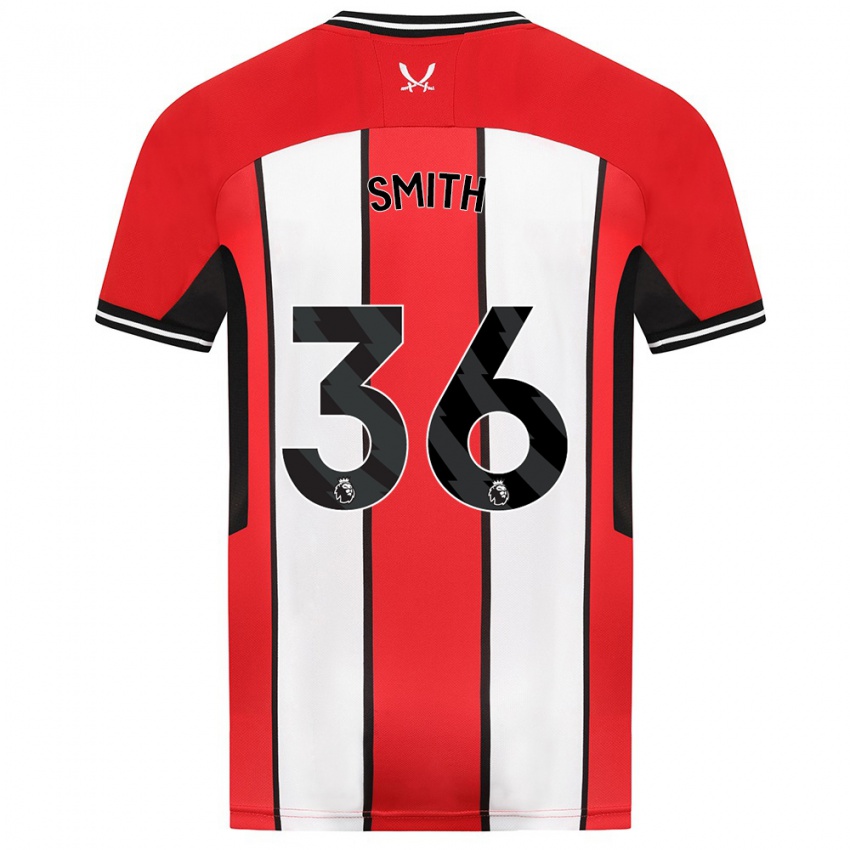 Herren Joshua Smith #36 Rot Heimtrikot Trikot 2023/24 T-Shirt