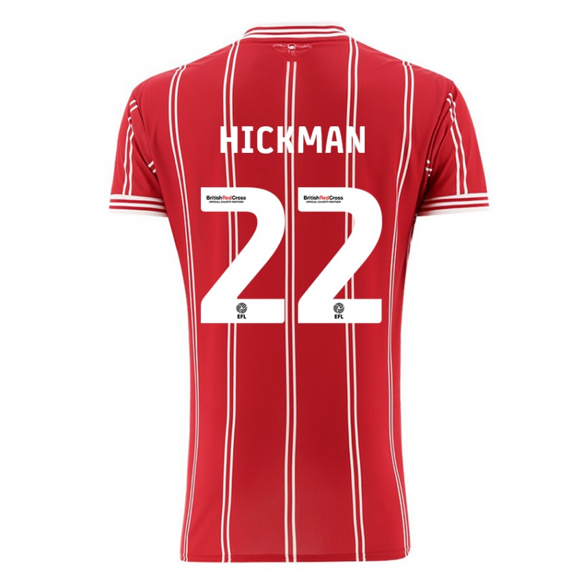 Herren Taylor Gardner-Hickman #22 Rot Heimtrikot Trikot 2023/24 T-Shirt