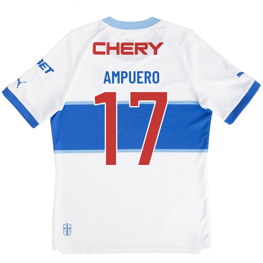 Herren Branco Ampuero #17 Weiß Heimtrikot Trikot 2023/24 T-Shirt