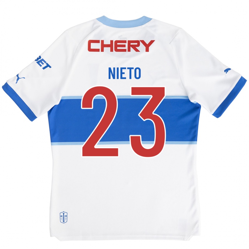 Herren Byron Nieto #23 Weiß Heimtrikot Trikot 2023/24 T-Shirt